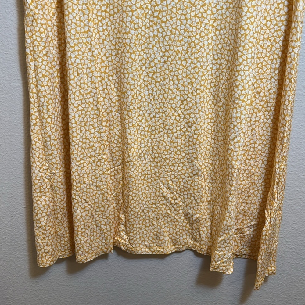 NWT Amazon Essentials Yellow Tulips Tank Swing Dress - Picture 5 of 12